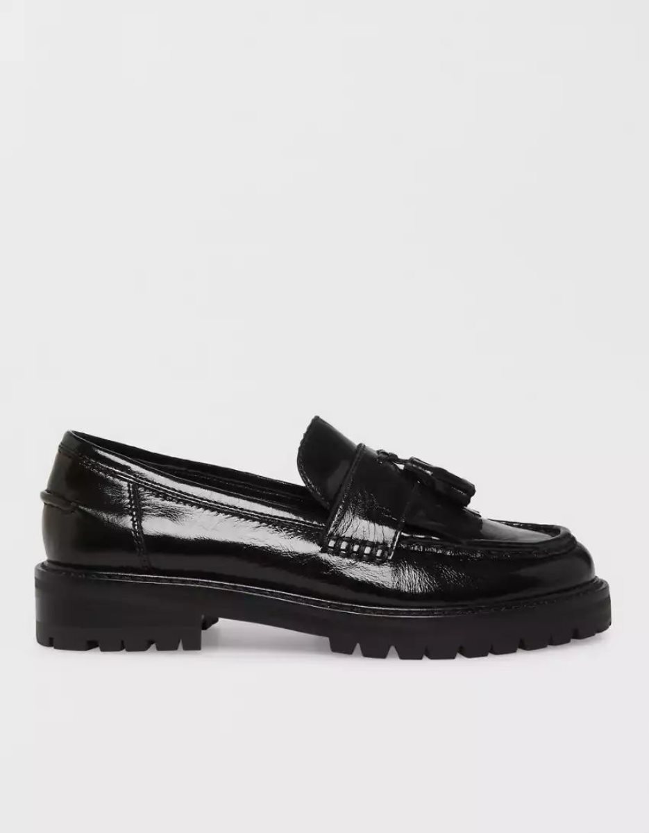 Loafers American Eagle Minka Noir Femme | FLF-44020809